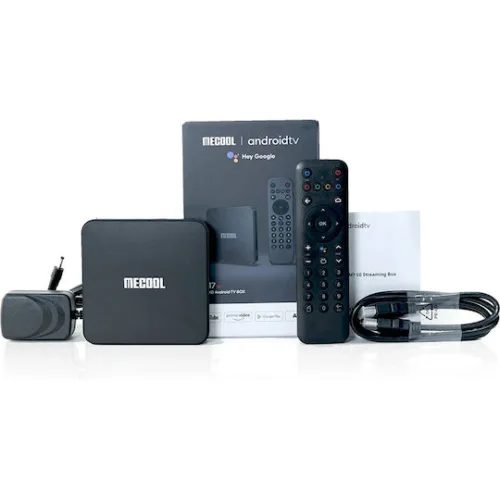 Mecool TV Box MCL-KM7SE 4K UHD με WiFi USB 2.0 2GB RAM και 32GB Αποθηκευτικό Χώρο με Λειτουργικό Android και Google Assistant