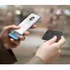 MiLi MiCard Duo Apple Find My & Google Find Hub Μαύρο Επαναφορτιζόμενο