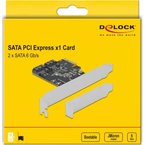 DeLock Κάρτα PCIe σε 2 θύρες SATA IIIΚωδικός: 90431