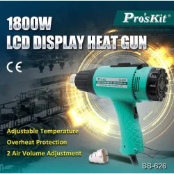 Proskit SS-626B Πιστόλι Θερμού Αέρα 1800W