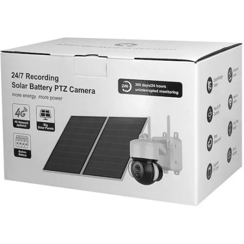 Sectec ST-518 IP Κάμερα Παρακολούθησης 4G Full HD+ 3MP Αδιάβροχη Μπαταρίας με Αμφίδρομη Επικοινωνία και Φακό 3.6mm
