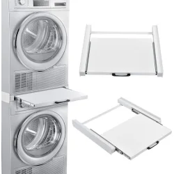 HOME USE συνδετικό πλυντηρίου/στεγνωτηρίου HUH-0194 με συρτάρι, 60x54x7.5cm
