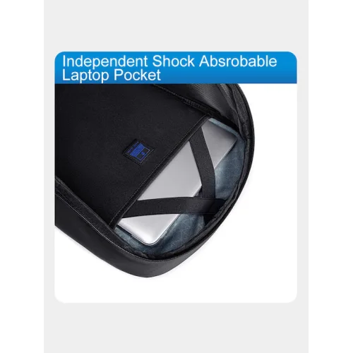 Arctic Hunter Τσάντα Πλάτης για Laptop 15.6" σε Γκρι χρώμα B00559-GY