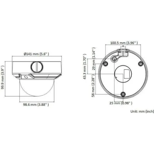 Hikvision HWI-D640H-Z IP Κάμερα Παρακολούθησης Full HD+ 4MP Αδιάβροχη με Φακό 2.8-12mm