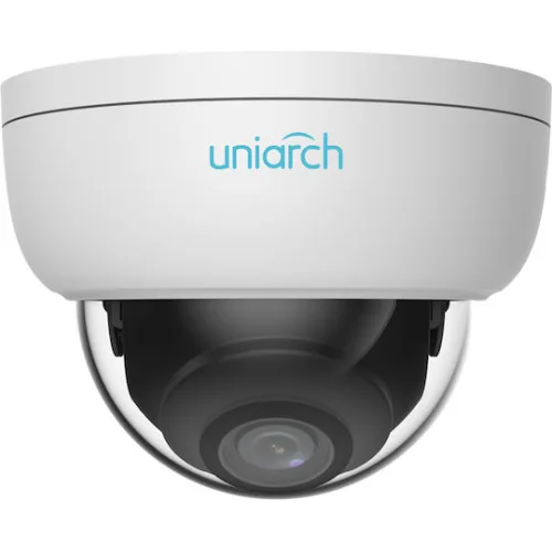 Uniarch IPC-D125-PF28 IP Κάμερα Παρακολούθησης Full HD+ 5MP Αδιάβροχη με Ηχείο και Φακό 2.8mm