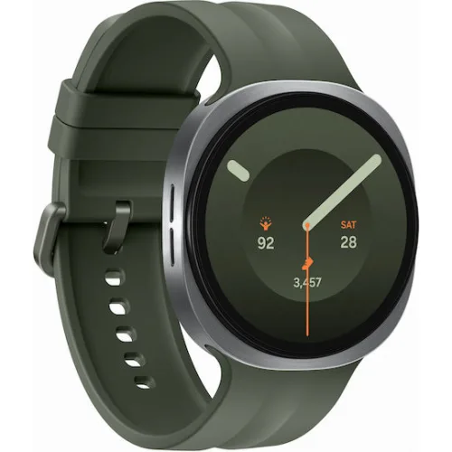 Samsung Galaxy Watch 9 Aluminium 44mm Αδιάβροχο με Παλμογράφο (Silver)