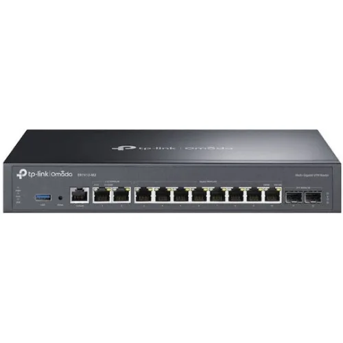 TP-Link Omada Multi-Gigabit VPN Router 2? 2.5Gbps WAN/LAN RJ45 Ports 10? Gigabit WAN/LAN Ports (2? SFP, 8? RJ45) (ER7412-M2)