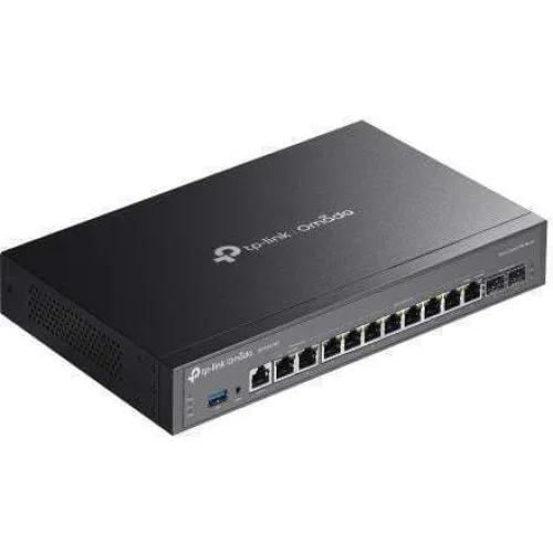 TP-Link Omada Multi-Gigabit VPN Router 2? 2.5Gbps WAN/LAN RJ45 Ports 10? Gigabit WAN/LAN Ports (2? SFP, 8? RJ45) (ER7412-M2)