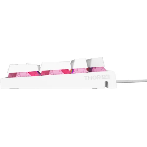Genesis Gaming Keyboard Thor 303 White US Mechanical RGB, Silent Switch, Hot Swap (NKG-1879) (GNSNKG-1879)