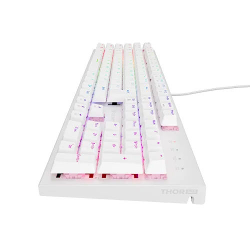 Genesis Gaming Keyboard Thor 303 White US Mechanical RGB, Silent Switch, Hot Swap (NKG-1879) (GNSNKG-1879)