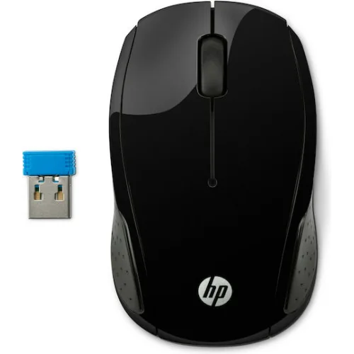 HP 200 Ασύρματο Ποντίκι Μαύρο