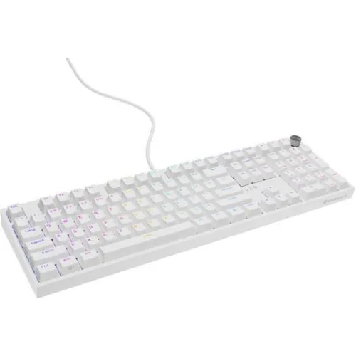 Genesis Gaming Keyboard Thor 404 US RGB Mechanical White Gateron Yellow Pro (NKG-2299) (GNSNKG-2299)