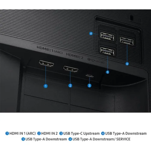 Samsung M7 M70F VA HDR Smart Monitor 43" 4K 3840x2160 με Χρόνο Απόκρισης 4ms GTG