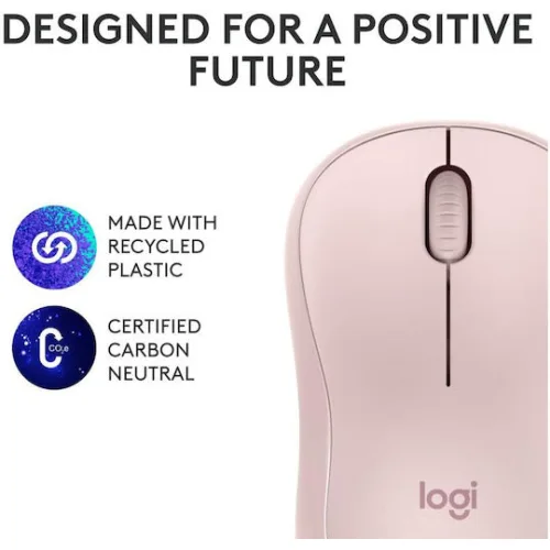 MOUSE LOGITECH WRLS M240 ROSE