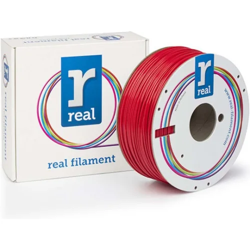REAL ABS Plus 3D Printer Filament -Red - spool of 1Kg - 2.85mm (REALABSPLUSRED1000MM285)