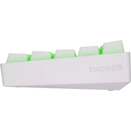 Genesis Gaming Keyboard Thor 660 G2 US White Wireless RGB Mechanical Cateron Brown (NKG-2197) GNSNKG-2197)