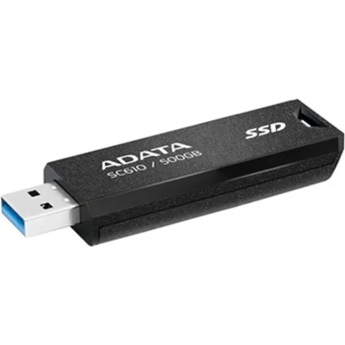 Adata SSD External SC610 500GB USB3.2a Gen2 Black (SC610-500G-CBK/RD) (ADASC610-500G-CBK-RD)