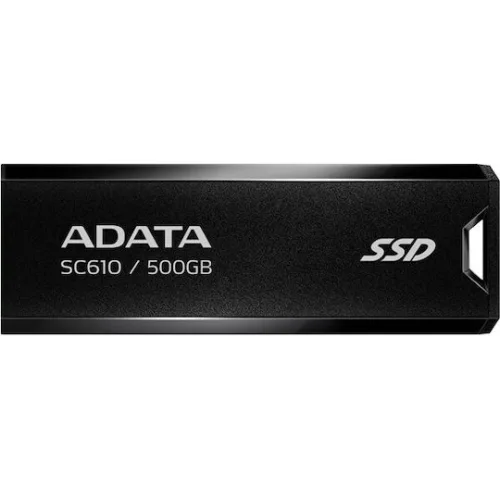 Adata SSD External SC610 500GB USB3.2a Gen2 Black (SC610-500G-CBK/RD) (ADASC610-500G-CBK-RD)
