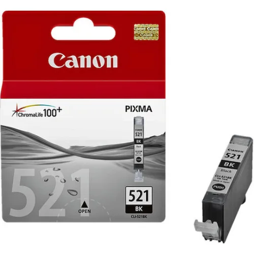Canon Μελάνι Inkjet CLI-521BK Black Blister Pack (2933B001) (CANCLI-521BKBP)