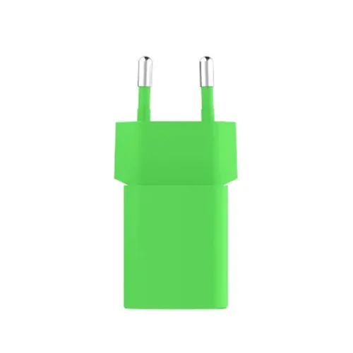 ttec SmartCharger GAN 45W PD Travel Fast Charger+ USB-C - USB-C 3A Cable Neon Green (2SCG45CNY) (TTEC2SCG45CNY)