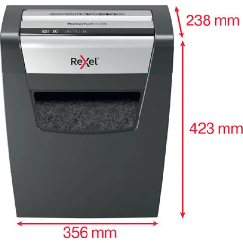Rexel Momentum X410 Paper Shredder Cross cut (2104571EU) (REX2104571EU)