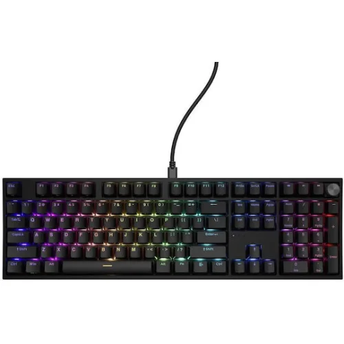 Genesis Thor 404 Gaming Μηχανικό Πληκτρολόγιο Tenkeyless με Gateron Yellow Pro διακόπτες και RGB φωτισμό (Αγγλικό US)