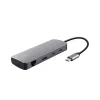 Trust adapter USB-C DALYX 8-IN-1 / 2 C - 2 USB - 1 HDMI - 1 Ether. 1 Reader 25672