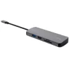 Trust adapter USB-C DALYX 8-IN-1 / 2 C - 2 USB - 1 HDMI - 1 Ether. 1 Reader 25672