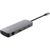 Trust adapter USB-C DALYX 8-IN-1 / 2 C - 2 USB - 1 HDMI - 1 Ether. 1 Reader 25672