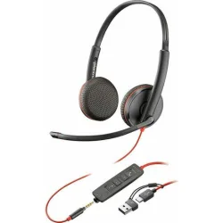 Poly Headset Blackwire 3225 USB-C/A (BULK)  (8X229A6)