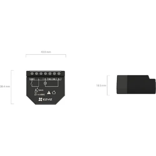 Ezviz Smart Home Wi-Fi Relay T35WM Powered by your Voice (T35WM)