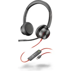 Poly Headset Blackwire 8225 Stereo USB-C +USB-C/A Adapter (8X223AA)