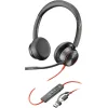 Poly Headset Blackwire 8225 Stereo USB-C +USB-C/A Adapter (8X223AA)