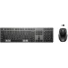 HP 720 Multi-Device Rechargeable Wireless Keyboard and Mouse Combo - Black - 9T5A9AA