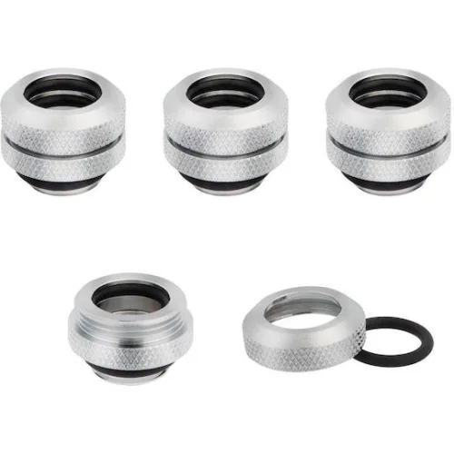 Corsair OD Fitting Pipe Hydro X Series XF Hardline 12 mm Four Pack - Chrome - CX-9052000-WW