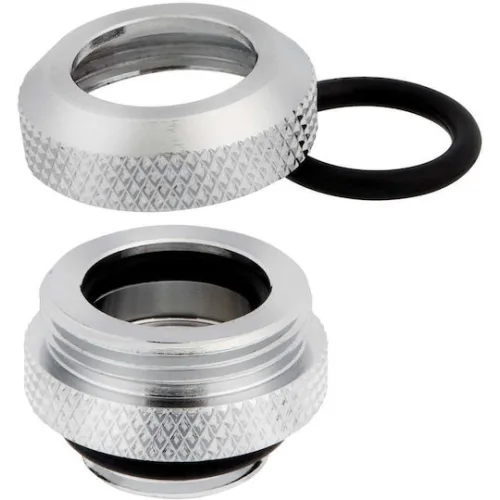 Corsair OD Fitting Pipe Hydro X Series XF Hardline 12 mm Four Pack - Chrome - CX-9052000-WW