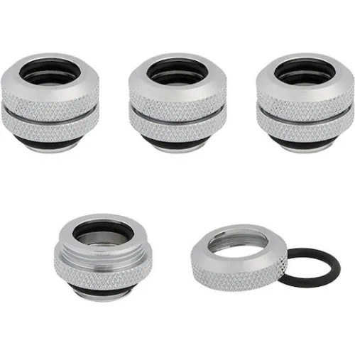 Corsair OD Fitting Pipe Hydro X Series XF Hardline 12 mm Four Pack - Chrome - CX-9052000-WW