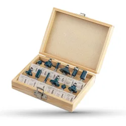 BORMANN Pro BHT1615 Σετ Φρέζες Ρούτερ 12τεμ,6mm