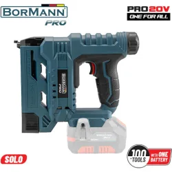 BORMANN Pro BBP3630 Καρφωτικό Μπαταρίας 20V για Καρφιά 15-25mm και Δίχαλα 15-32mm, SOLO