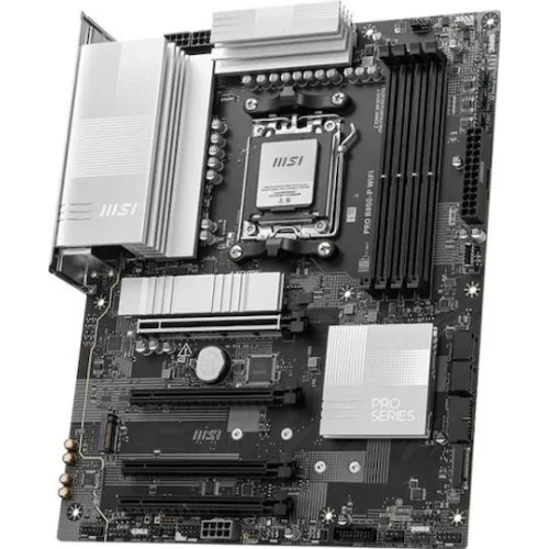MSI MB PRO B850-P WIFI, SOCKET AMD AM5, CS AMD B850, 4 DIMM SOCKETS DDR5, HDMI, PCI-E GEN 5.0, 5G LAN, WIFI7, ATX, 3YW.