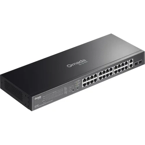 TP-LINK easy managed switch ES228GP, 28x Gigabit θύρες, PoE+, V1.0