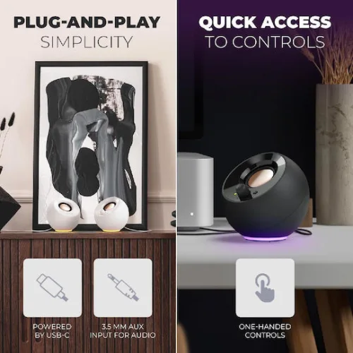 SPEAKERS CREATIVE PEBBLE SE BLACK