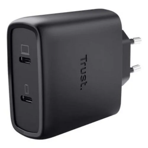 Trust Maxo 65W 2P USB-C GaN Charger Black - 25525