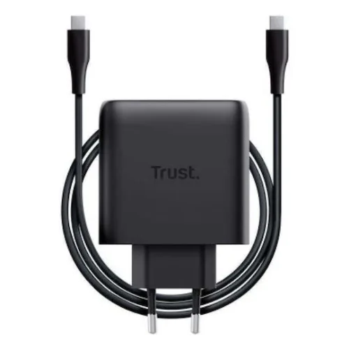 Trust Maxo 65W 2P USB-C GaN Charger Black - 25525
