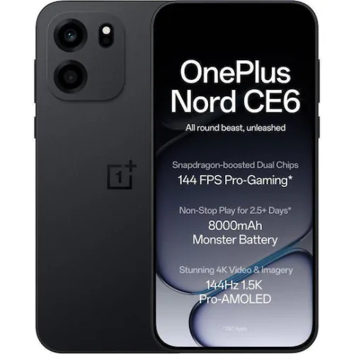 OnePlus Nord CE 6 5G Dual Sim 8GB RAM 256GB - Black