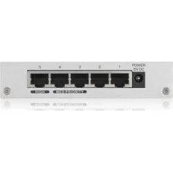 ZYXEL SWITCH GS-105B, 5 PORTS 100/1000Mbps, WORKGROUP GIGABIT SWITCH, 2YW.