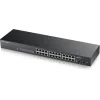 ZYXEL SWITCH GS-1900-24, 24 PORTS 10/100/1000Mbps, L2 SMART, RACKMOUNT, FANLESS, 2YW.