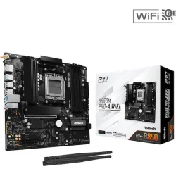 ASROCK MB B850M PRO-A WIFI, SOCKET AMD AM5, CS AMD B850, 4 DIMM SOCKETS DDR5, HDMI/ DP, PCI-E GEN 4.0, 2.5G LAN, WIFI6E, MICRO-ATX, 3YW.
