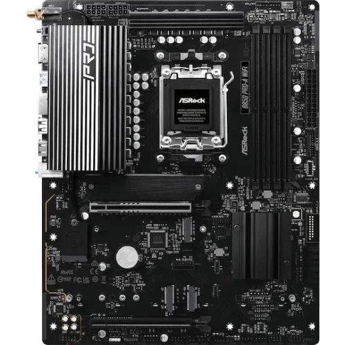 ASROCK MB B850 PRO-A WIFI, SOCKET AMD AM5, CS AMD B850, 4 DIMM SOCKETS DDR5, HDMI, PCI-E GEN 5.0, 2.5G LAN, WIFI6E, ATX, 3YW.