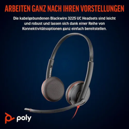 Poly BW 3320 S M HS +USB-C/A - PN 8X220AA